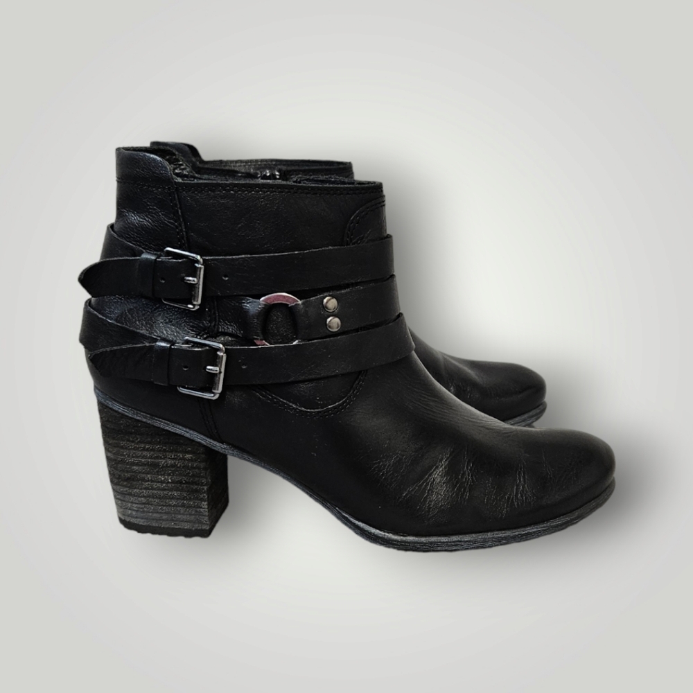 Josef Seibel Black Ankle Boots